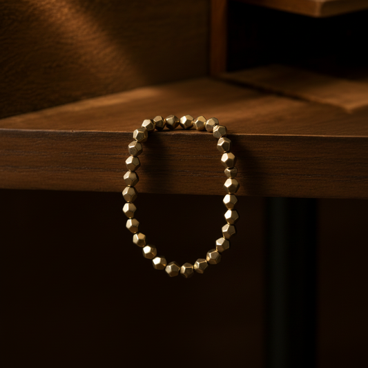 Gold Bracelet Hanging