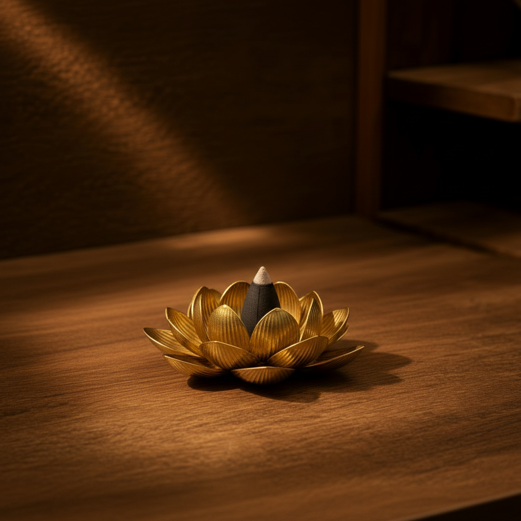 Lotus - With Incense Cone
