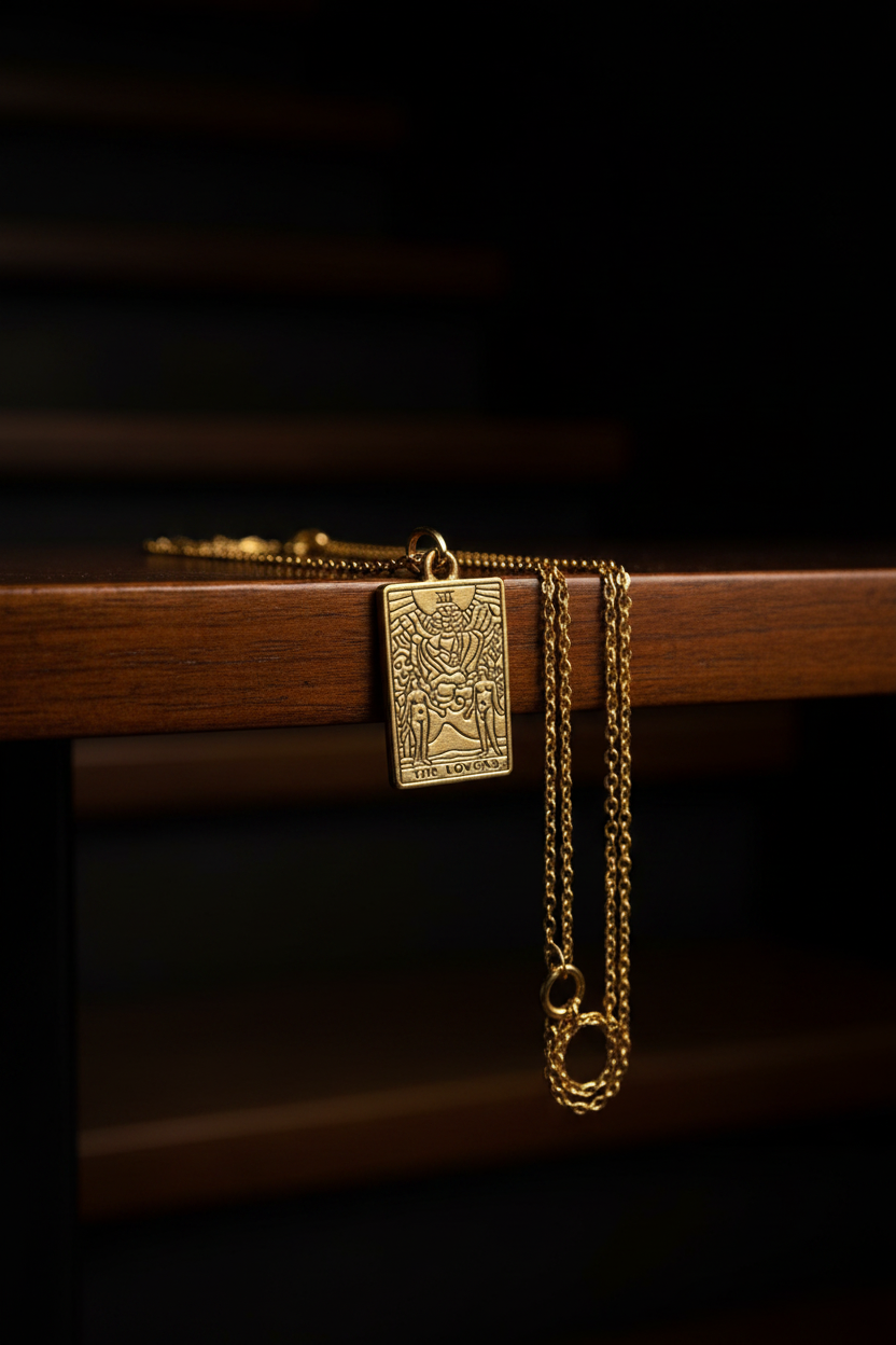 The Lovers Necklace - 45 Degree