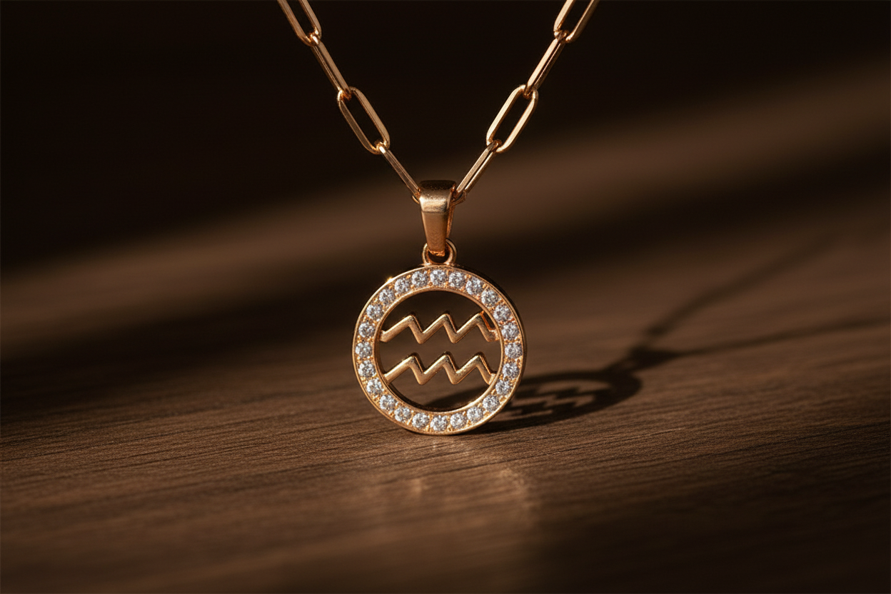 Aquarius Pendant Close-Up