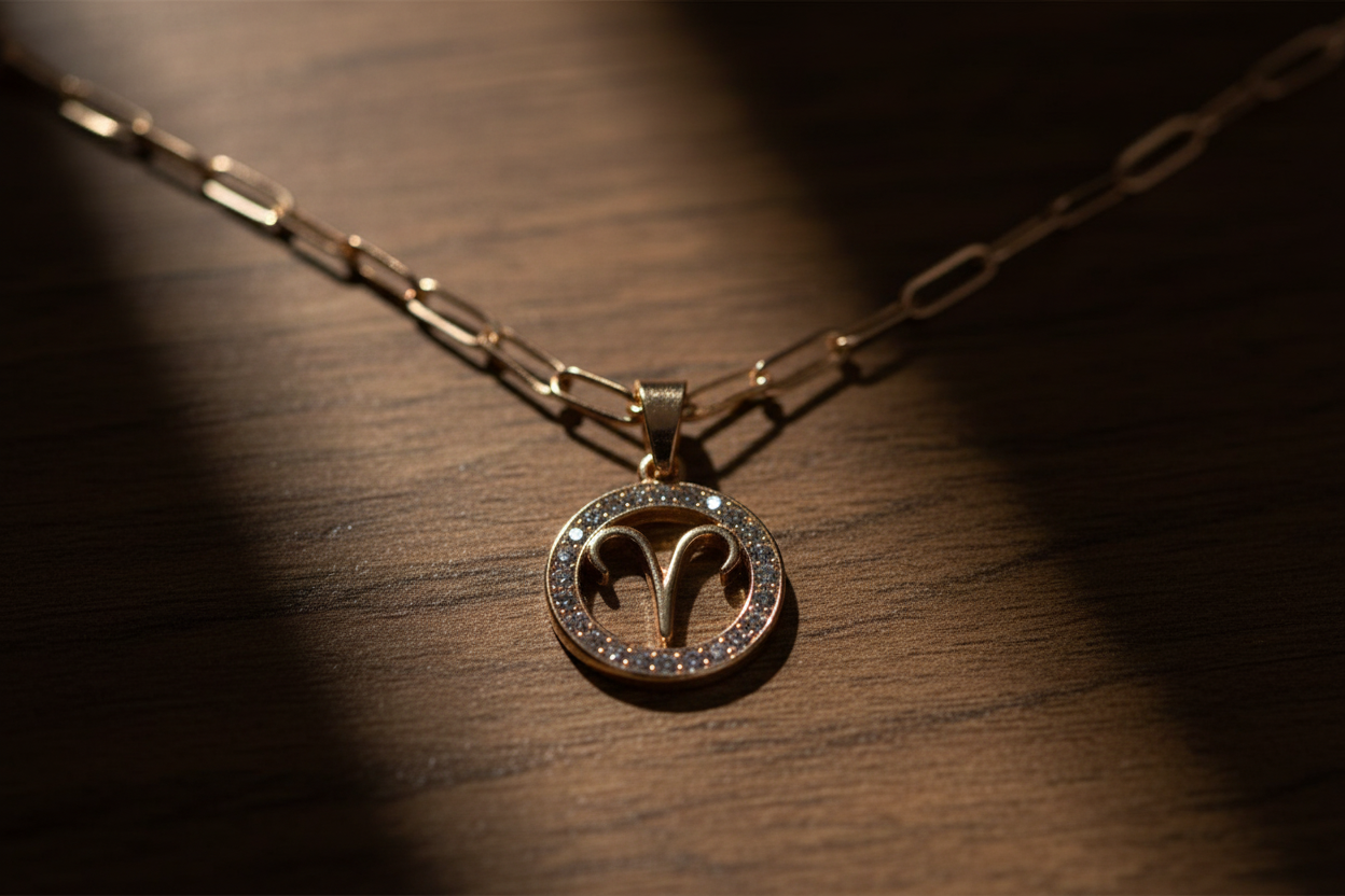 Aries Pendant Close-Up