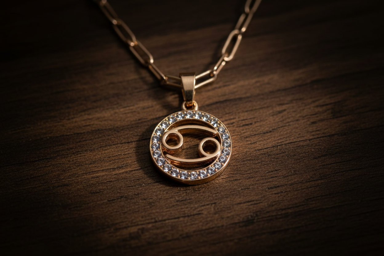 Cancer Pendant Close-Up