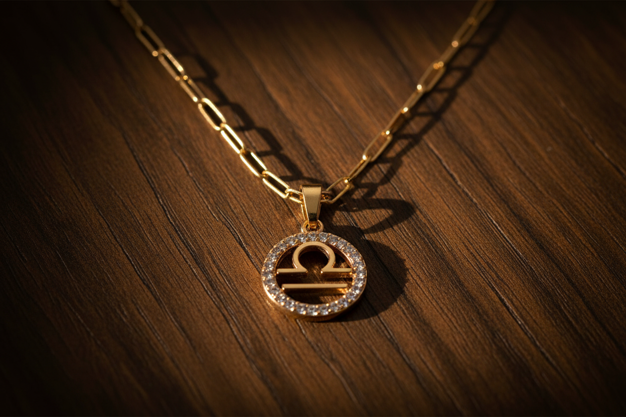 Libra Pendant Close-Up