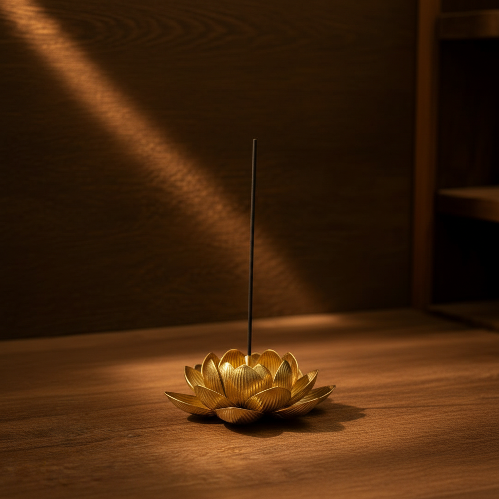 Lotus - With Incense Stick
