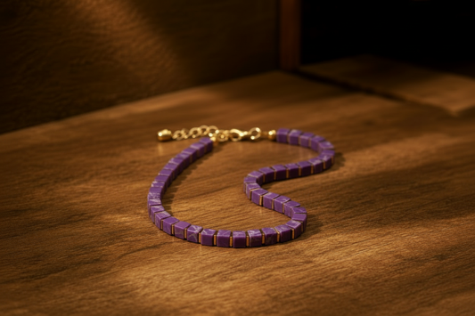 Purple Bracelet - Side Angle