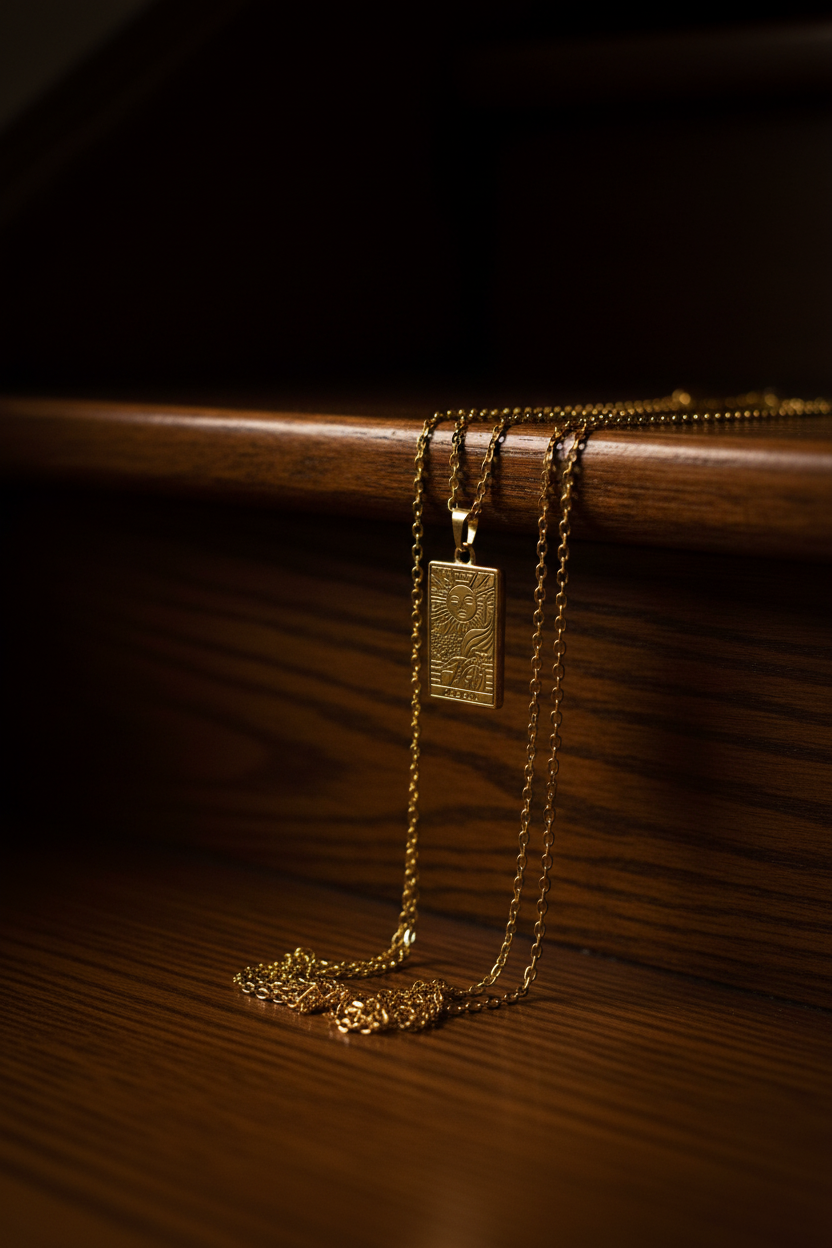 The Sun Necklace - 45 Degree