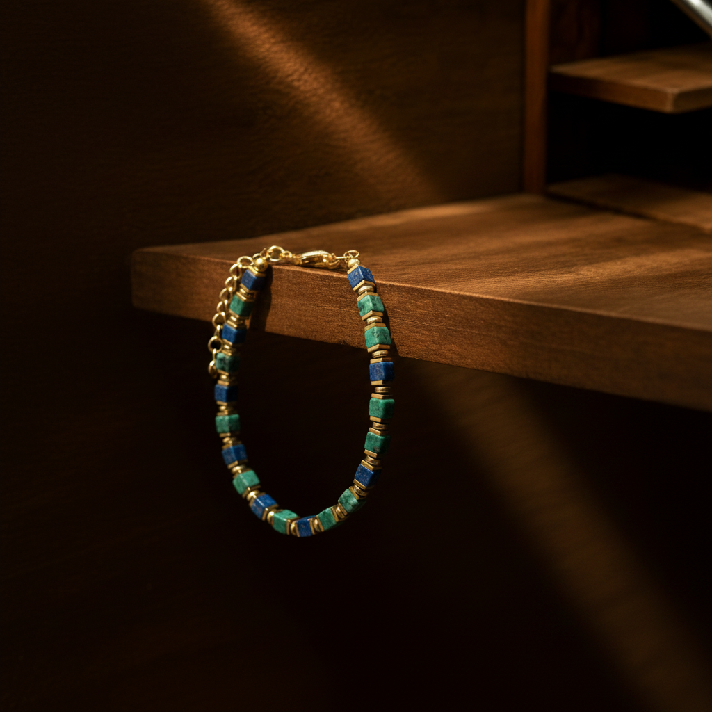 Turquoise Lapis Bracelet Hanging