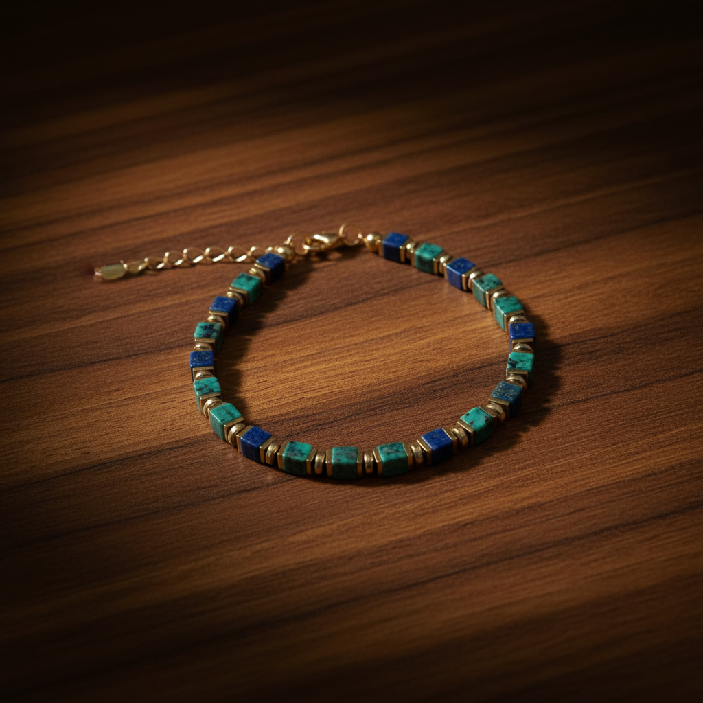Turquoise Lapis Bracelet Smaller