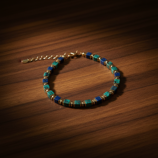 Turquoise Lapis Bracelet Smaller