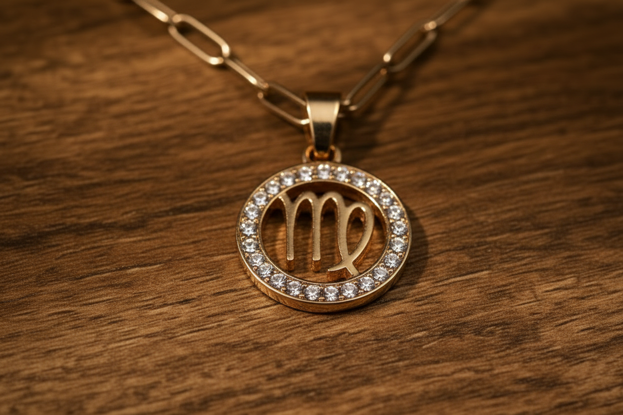 Virgo Pendant Extreme Close-Up